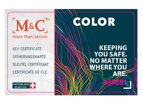 M&C Color certificaat